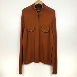 Indian Motorcycle Pullover 1/4 Zip Casual Sweater